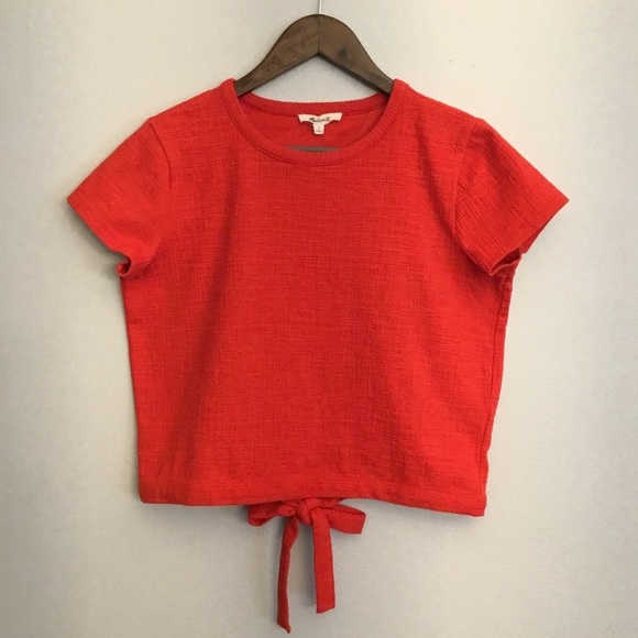 Madewell Verse Tie Back Top Size S - Picture 2 of 11